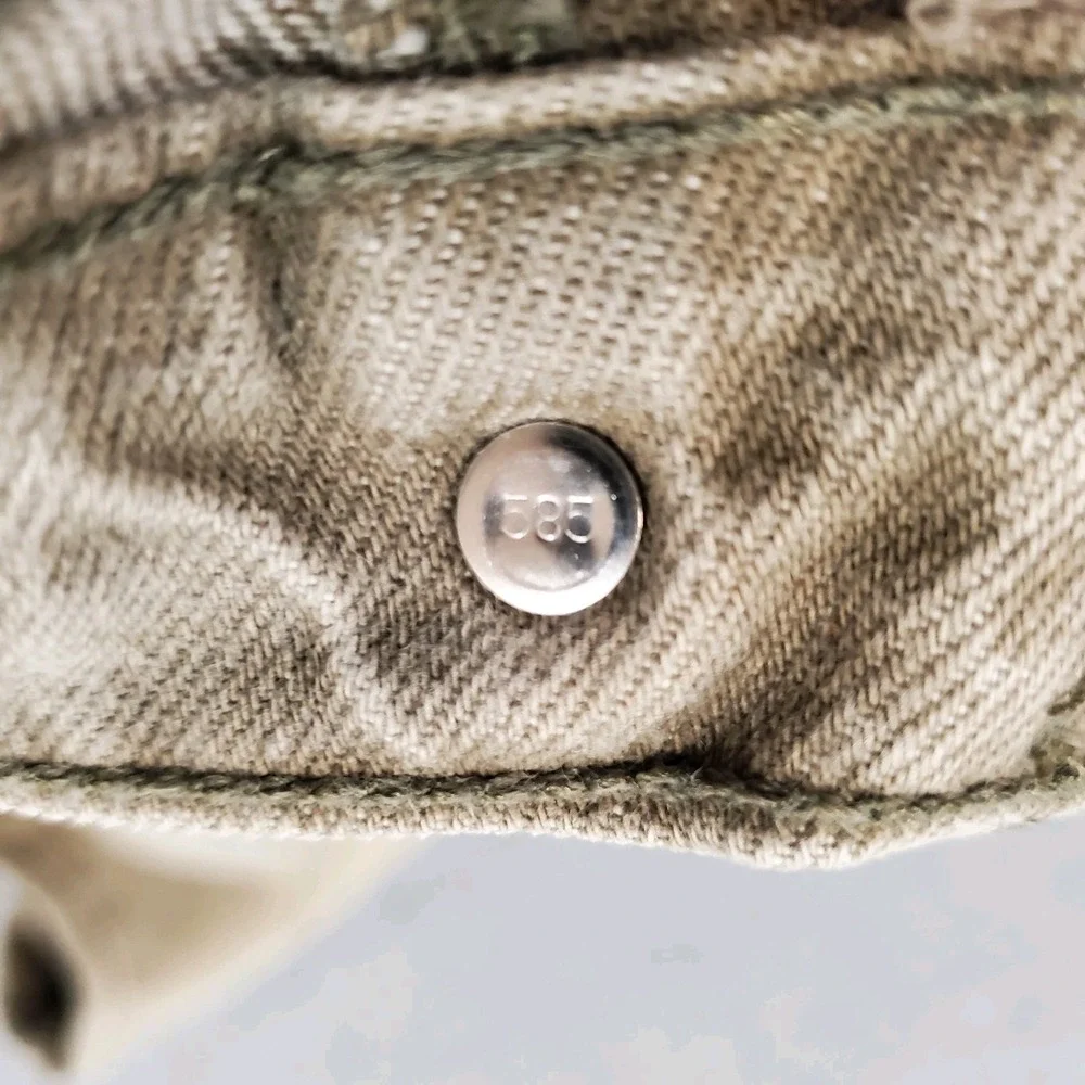 Vintage Levi's Men's 550 Khaki Jeans W33xL33 Straight Leg '98‎ USA Made
